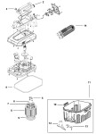 Stanley SFMCV002B Type H1 Wet Dry Vacuum Spare Parts